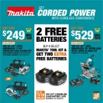 Makita 10 in. Dual-Bevel Sliding Compound Miter Saw X2 LXT Brushless Cordless with Laser and 5.0 Ah Batteries thumbnail 2