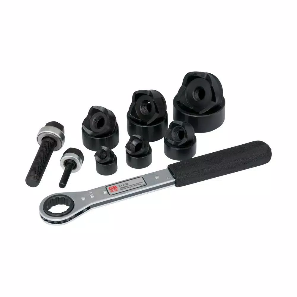 Gardner Bender Mechanical Slug-Out Set with KW52 Ratchet Wrench, 1/2 in. to 2 in. Conduit Sizes