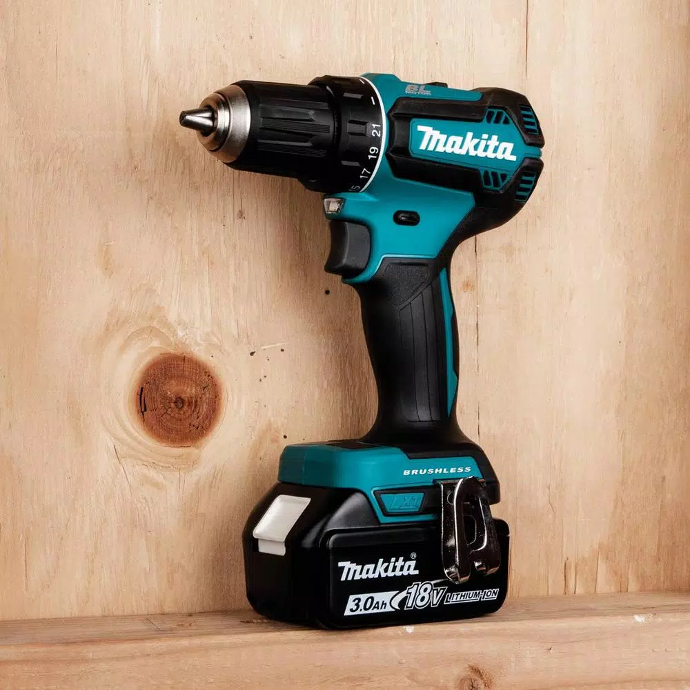 Makita 18V LXT Brushless Cordless 2-Piece Combo Kit with 3.0Ah Batteries, Drill/Driver and Impact Driver