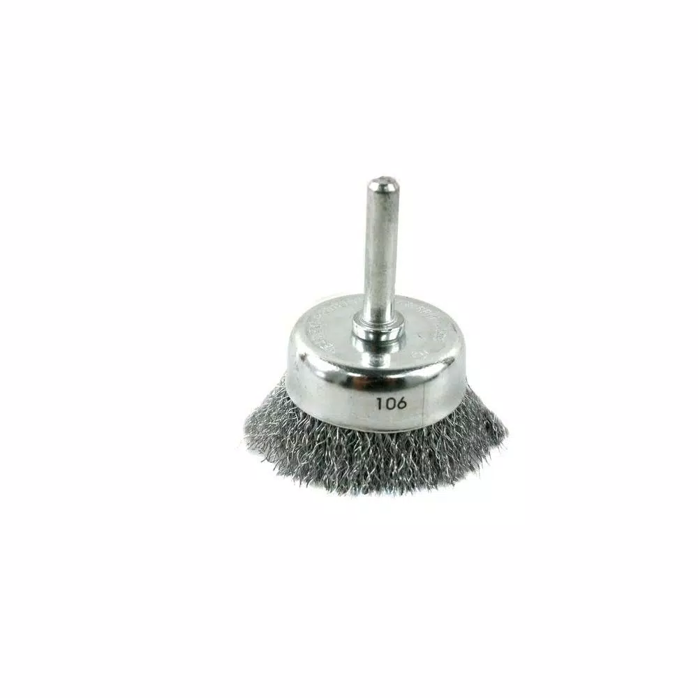 Avanti PRO 2 in. Steel Wire Cup Brush with 1/4 in. Shank