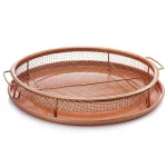 Gotham Steel 12 in. Ti-Ceramic Non-Stick Round Crisper Tray & Basket Set thumbnail 1