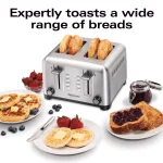 Hamilton Beach Professional 4-Slice Stainless Steel Wide Slot Toaster thumbnail 4