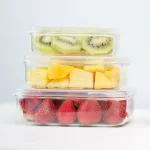 Lustroware Micro Clear Polypropylene Food Storage Container Set, 3-Piece thumbnail 2