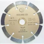 Whirlwind USA 4.5 in. Segmented Diamond Blade for Concrete, Brick, and Stone thumbnail 1