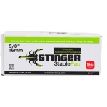 Stinger 5/8 in. StaplePac Collated Staples with 1 in. Plastic Caps, 2000 Count thumbnail 2