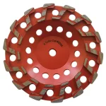 EDiamondTools 7 in. Aggressive S Segment Diamond Grinding Wheel for Concrete & Coating Removal, 5/8"-11 Threaded Arbor thumbnail 2