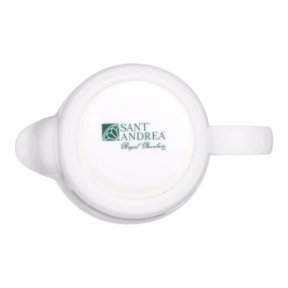 Oneida Sant Andrea Botticelli 6 oz. White Porcelain Creamer, Set of 36