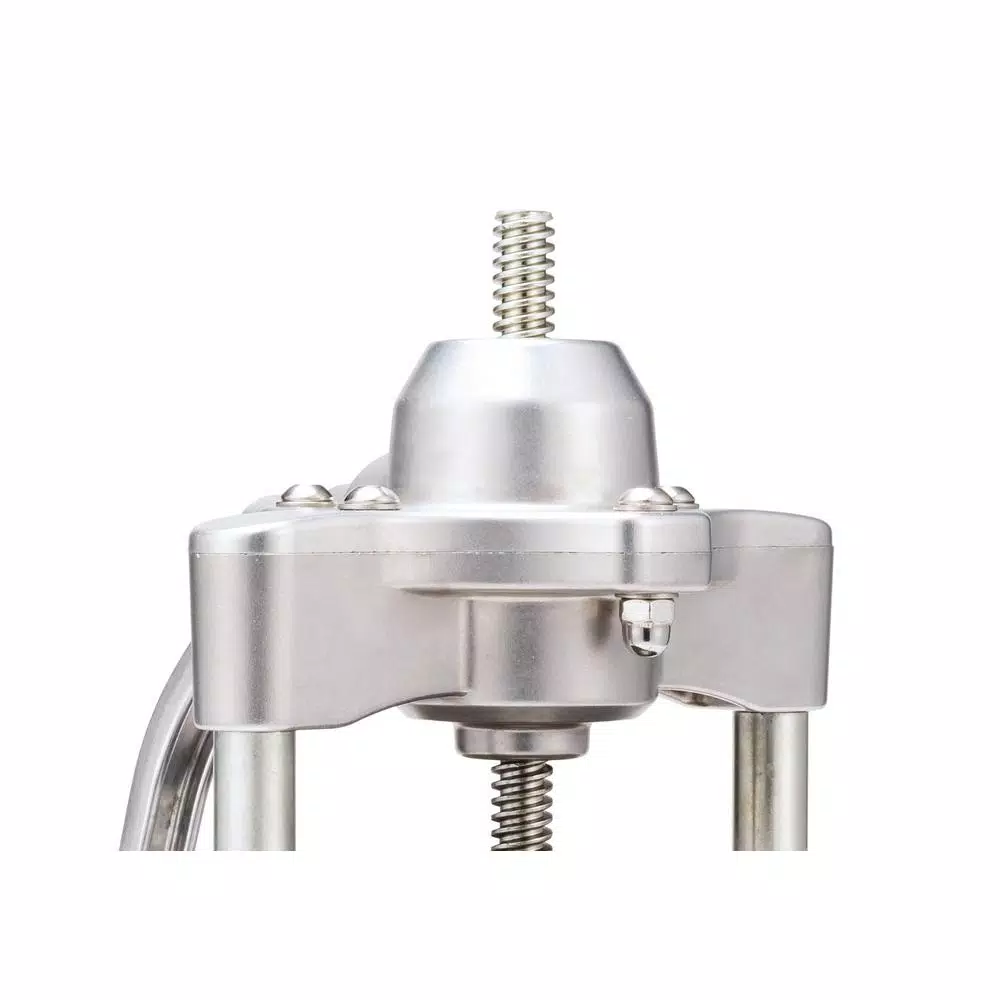 LEM Mighty Bite 15 lbs. Stainless Steel Vertical Sausage Stuffer with Hardened Steel Gears