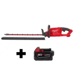 Milwaukee M18 FUEL 18V Brushless Cordless Hedge Trimmer Kit with 5.0 Ah Battery thumbnail 1