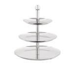 Visol 3-Tier Stainless Steel Cupcake and Fruit Stand, 13 in. Height thumbnail 2