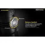 NITECORE EC22 1000 Lumens LED Flashlight with Infinite Variable Brightness and USB Rechargeable Battery thumbnail 3
