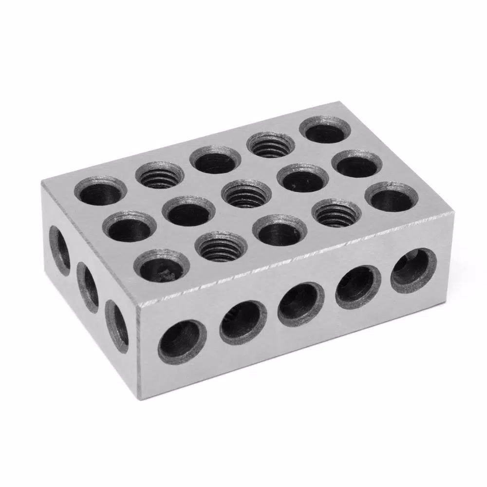 WEN Metric 1-2-3 Gauge Blocks, Hardened Steel Precision Set (2-Pack)