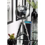 IMAX Worldwide Home PGA Tour Mulligan 26 in. Antique Map Globe with Wooden Tripod Stand thumbnail 1