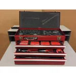 SPEEDWAY 24 in. 3-Drawer Steel Tool Chest with 118-Piece Bonus Tool Set thumbnail 4