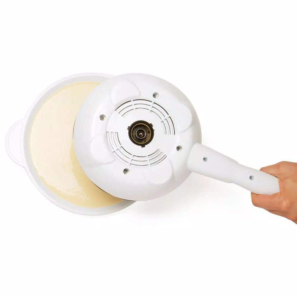 CucinaPro Electric Crepe Maker, 7.5 inch Non-Stick Surface, White