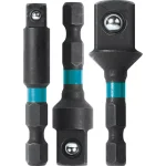 Makita ImpactX 2 in. Modified S2 Steel Socket Adapter Set, 3-Pack thumbnail 1