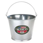 Behrens 5 Qt. Galvanized Steel Pail, Silver Metal Bucket for Cleaning, Organization, and Decor thumbnail 1