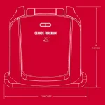 George Foreman 60 sq. in. Platinum Removable Plate Grill and Panini Press thumbnail 7