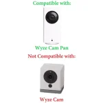 Wasserstein Protective Silicone Skin for Wyze Cam Pan - Black thumbnail 7