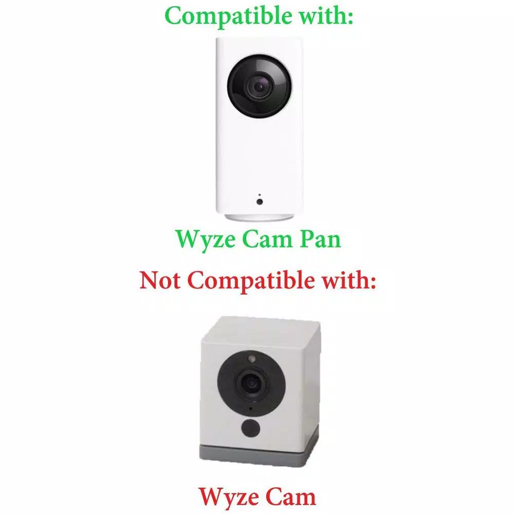 Wasserstein Protective Silicone Skin for Wyze Cam Pan - Black