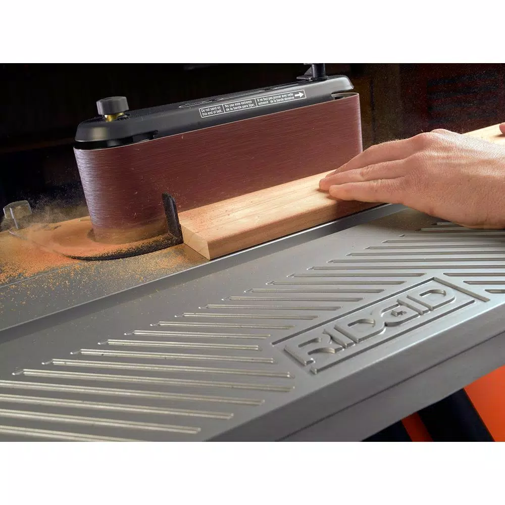 RIDGID Oscillating Edge and Belt Spindle Sander, 5 Amp, 4 in. x 24 in.