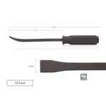 TEKTON 3-Piece Angled Tip Handled Pry Bar Set, 12 in., 17 in., and 25 in. thumbnail 5