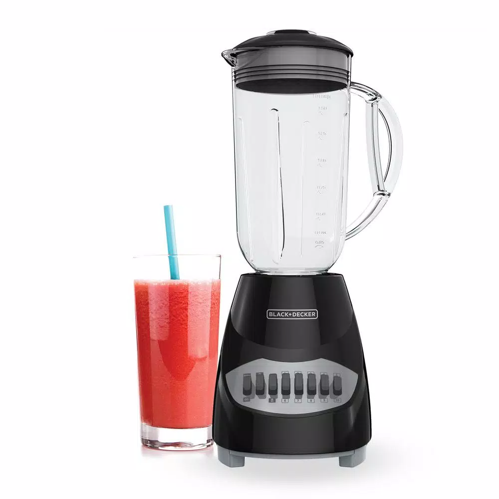 BLACK+DECKER 48 oz. 10-Speed Blender with 550-Watt Motor and Stainless Steel Blades