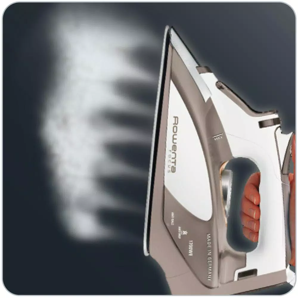 Rowenta Focus Steam Iron with Microsteam Stainless Steel Soleplate