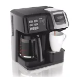 Hamilton Beach FlexBrew 2-Way Coffee Maker, 12-Cup Drip & Single-Serve Pod Brewer, Black thumbnail 6