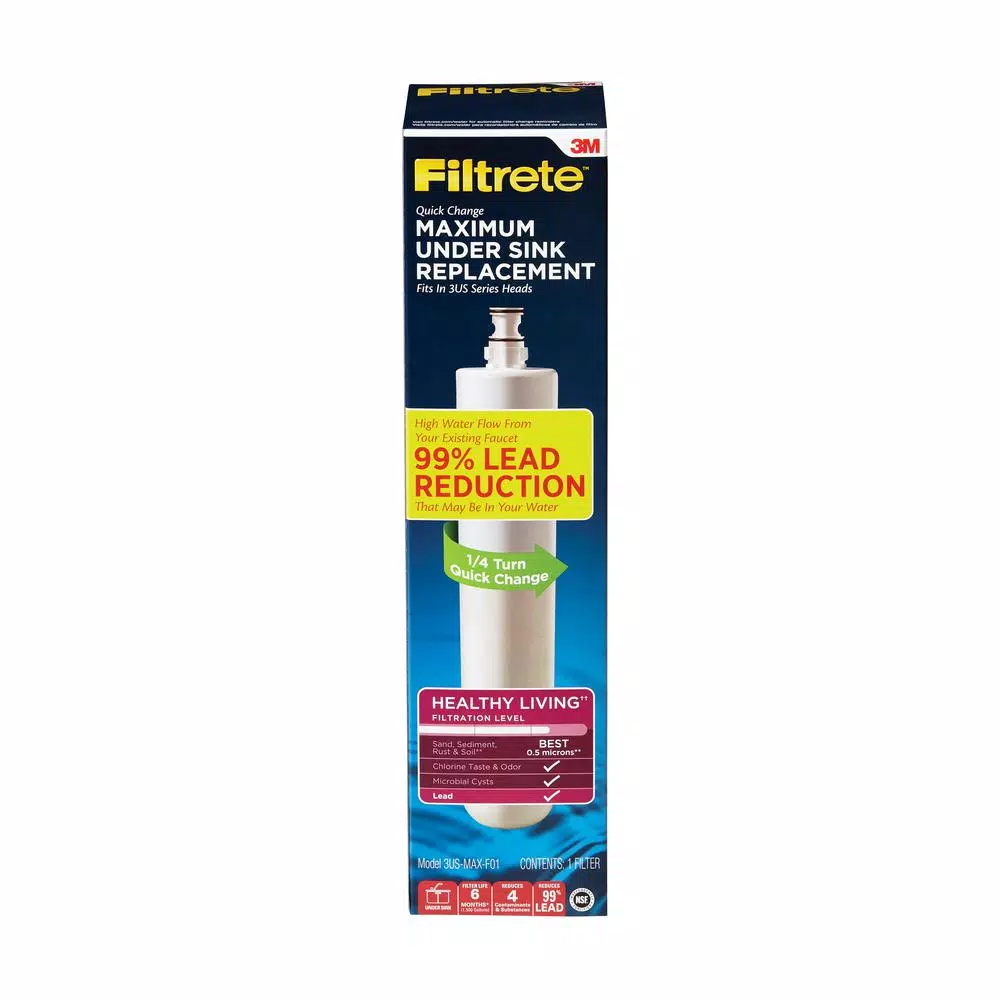 Filtrete Maximum Under Sink Water Filtration Filter Replacement