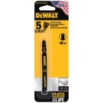 DEWALT 3-5/8 in. 18 TPI T-Shank Medium Metal Cutting Jig Saw Blades (5-Pack) thumbnail 2