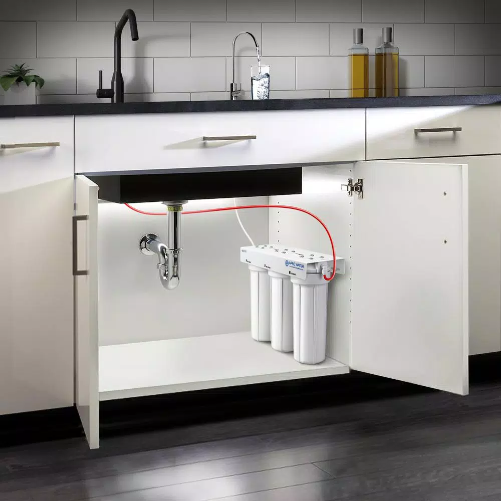 APEC Water Systems WFS-1000 3-Stage Under Counter Water Filtration System