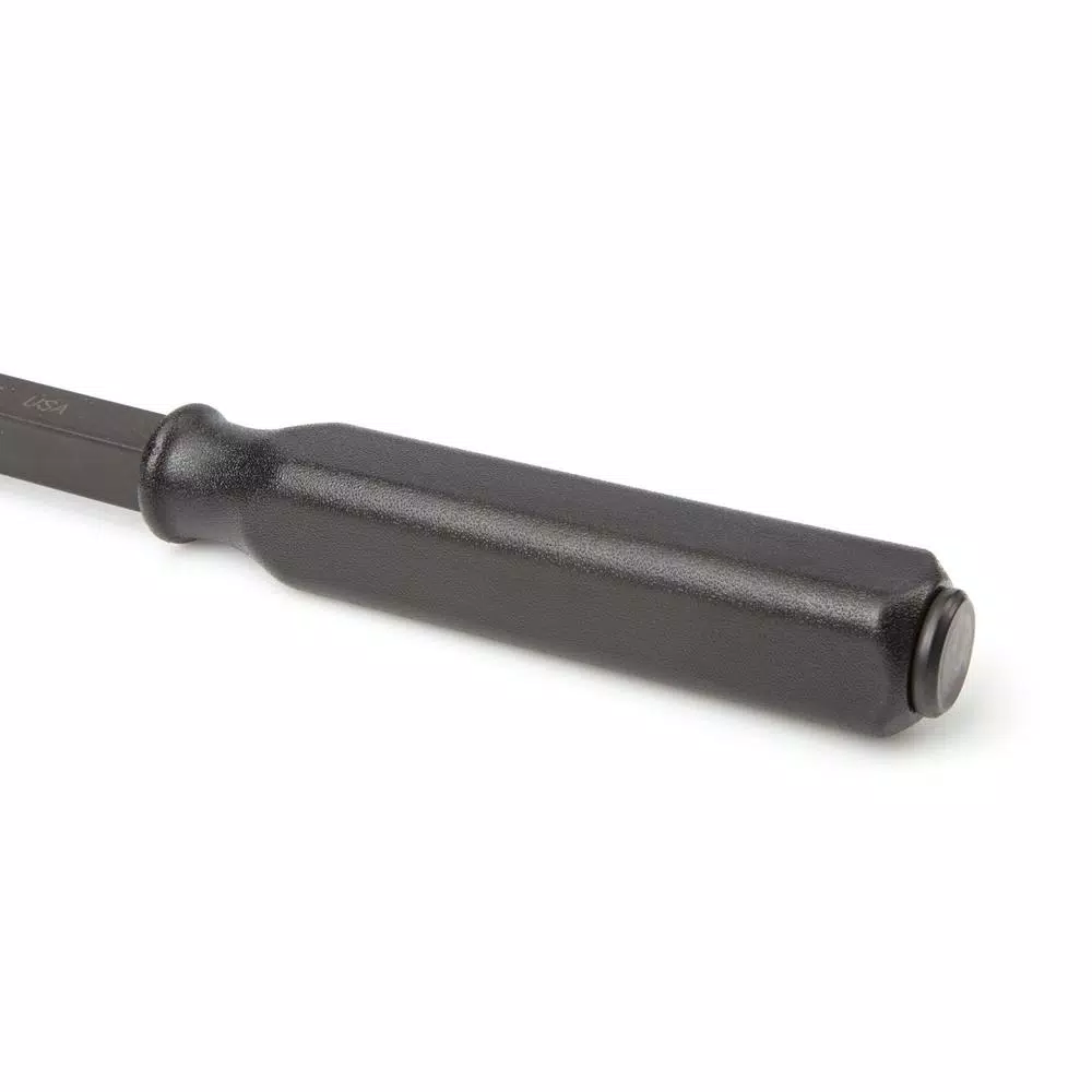 TEKTON 36 in. Angled Tip Pry Bar with Steel Striking Cap
