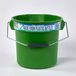 TAFCO PRODUCTS Tafco 3.5 Gal. ECO Utility Bucket, 14 Qt. Heavy-Duty Recycled Plastic Pail with Spout and Sponge, Green thumbnail 1
