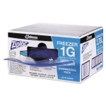 Ziploc 1 Gal. Clear Double Zipper Freezer Bags, 2.7 mil, 250 Count Carton thumbnail 3