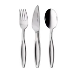 BergHOFF Ralph Kramer Folio 3-Piece Children's Flatware Set, 18/10 Stainless Steel thumbnail 1