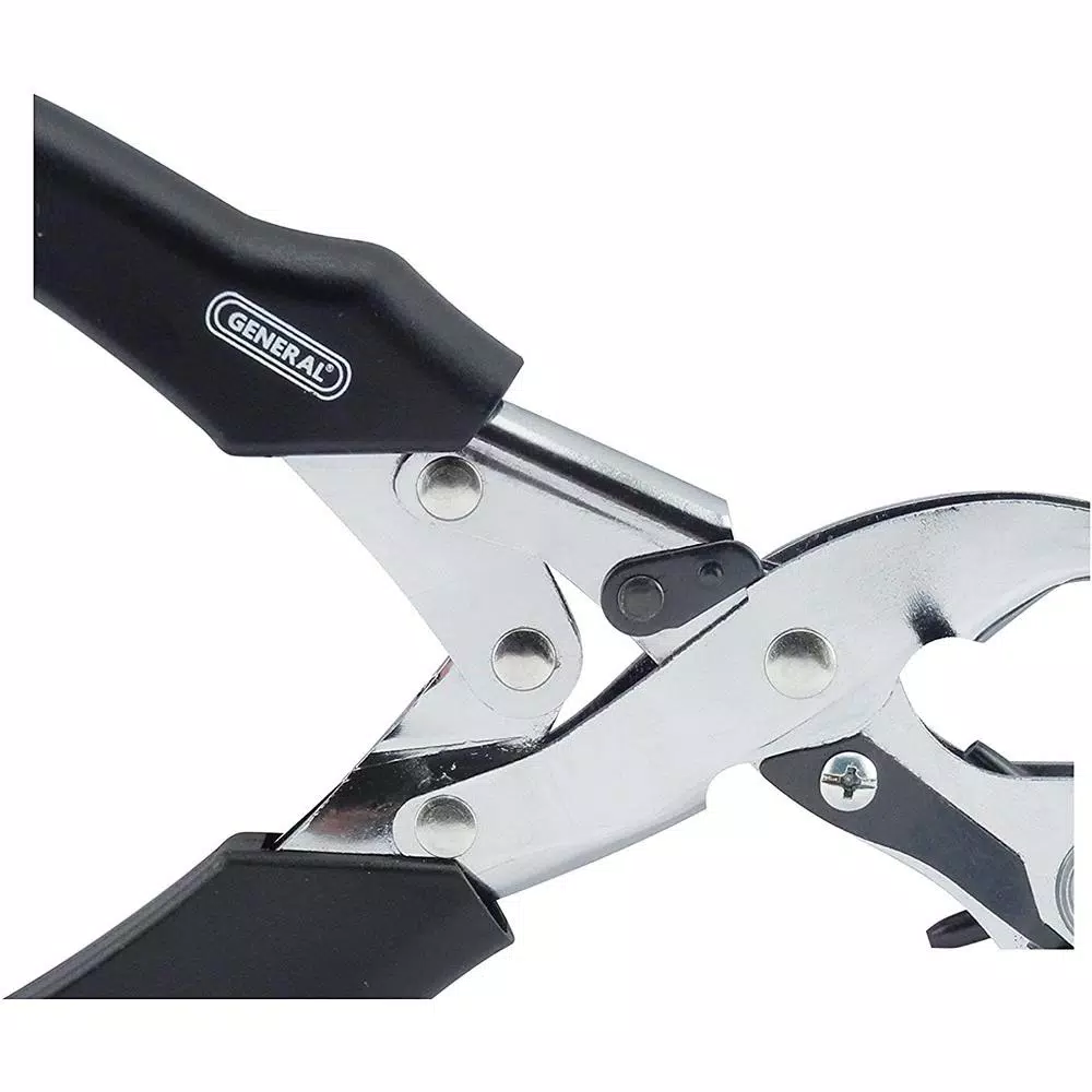 General Tools Heavy Duty Revolving Hole Punch Pliers with 6 Sizes