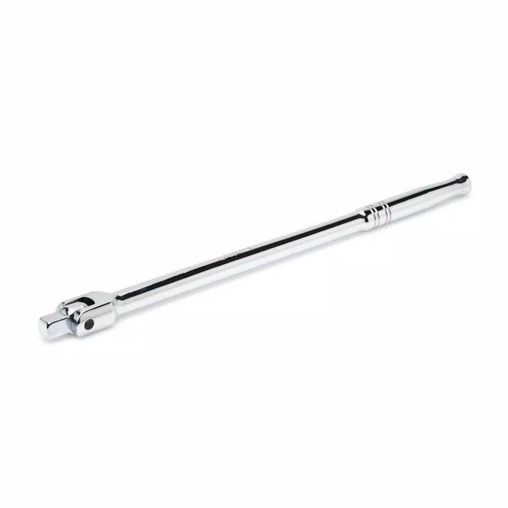 Husky 1/2 in. Drive Breaker Bar Set, 2-Piece, Chrome Finish