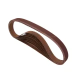 POWERTEC 1 in. x 30 in. 320-Grit Aluminum Oxide Sanding Belt (10-Pack) thumbnail 1