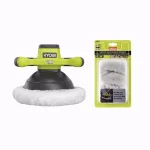 RYOBI 18V ONE+ 10 in. Cordless Orbital Buffer with 4 Buffing Bonnet Set thumbnail 1