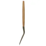 Home Basics Karina Grey Silicone Slotted Spatula with Beech Wood Handle - Heat Resistant & Non-Stick Safe thumbnail 2