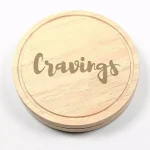 Cathy's Concepts Cravings 8 in. Wood Gourmet 5-Piece Cheese Board Set with Swivel Closure thumbnail 4