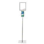 Alpine Industries 60.5 in. Sanitizing Wipes Dispenser Stand with 2-Sided Sign Holder thumbnail 2