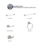 KOHLER Rubicon 18 in. Single Towel Bar in Vibrant Brushed Nickel thumbnail 3