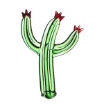 Abigails Aztec Collection 1.4 Qt. Glass Cactus Cocktail Pitcher, Southwestern Style thumbnail 2