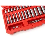 TEKTON 33-Piece 1/4 in. Drive 6-Point Metric Socket and Ratchet Set thumbnail 9