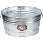Behrens 15 Gal. Hot Dipped Galvanized Steel Round Utility Tub & Planter thumbnail 1