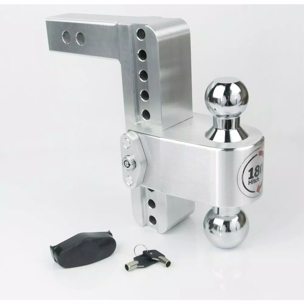 Weigh Safe Weigh-Safe 180 Hitch Chrome Tow Ball Edition Adjustable Ball Mount