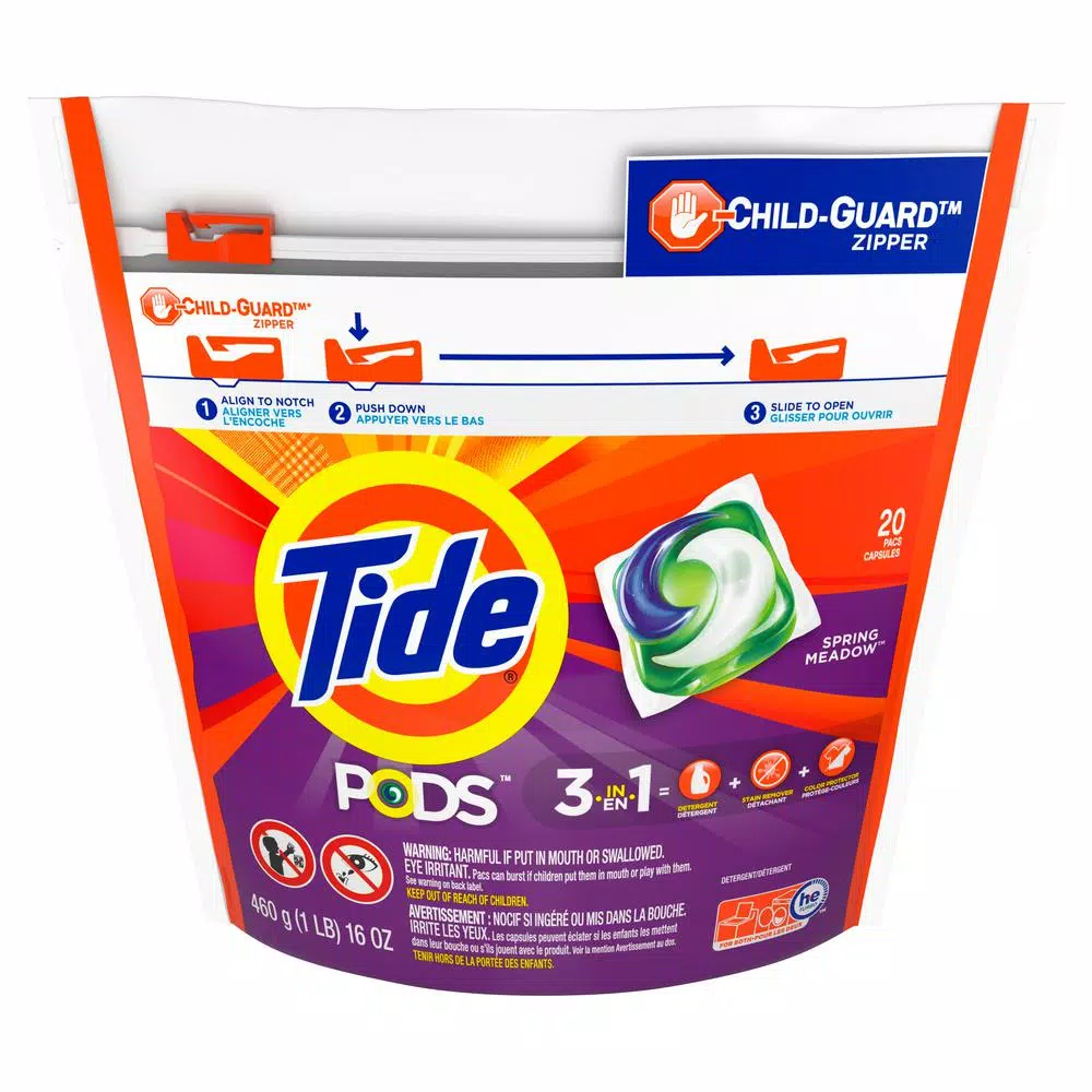 Tide PODS Spring Meadow Laundry Detergent Pods, 20-Count (6-Pack)