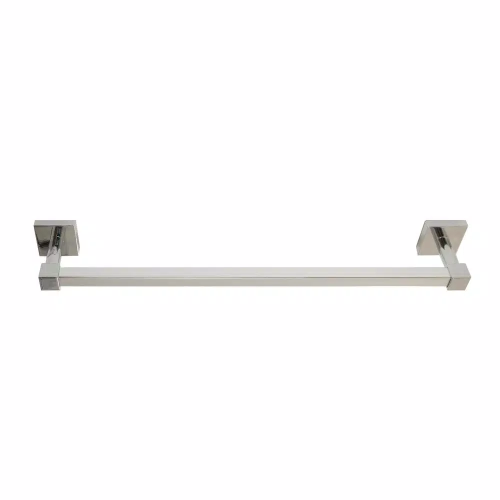 Design House Karsen 4-Piece Bathroom Hardware Accessory Kit, Polished Chrome